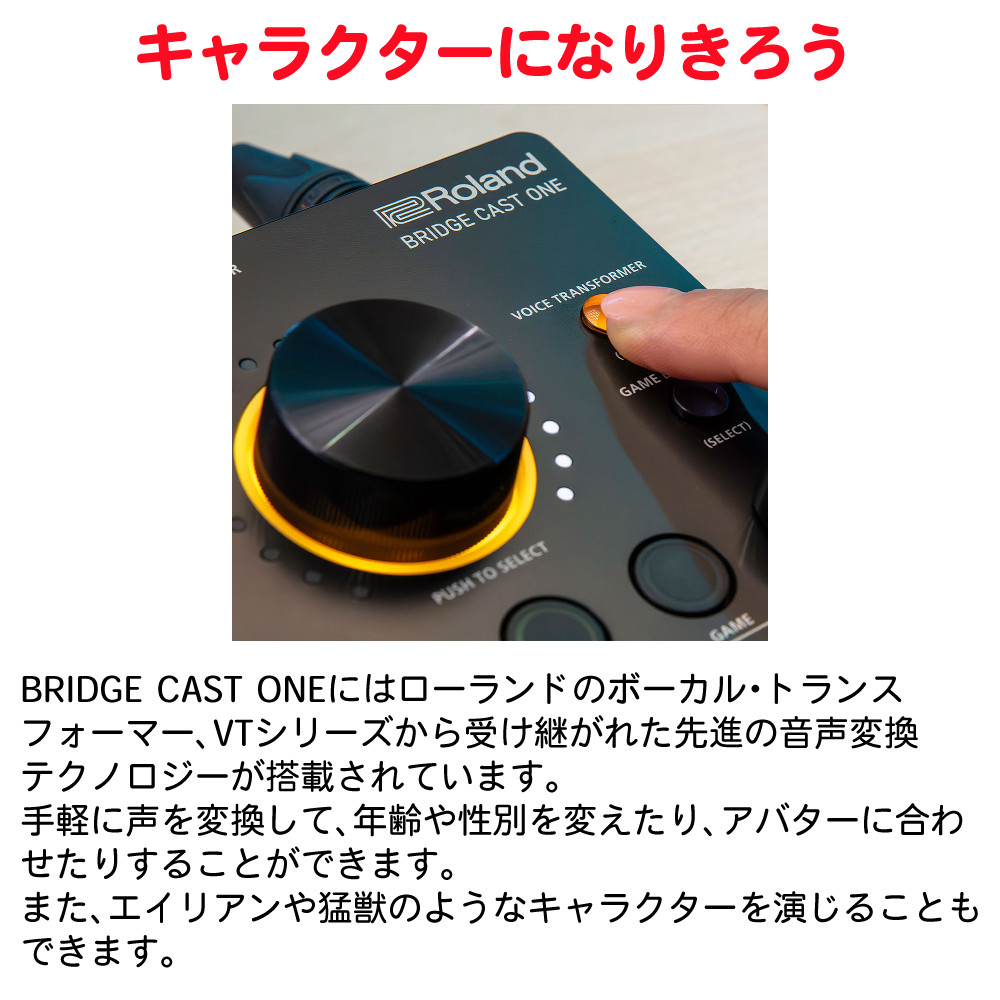 ローランド Roland ゲーミングDAC ミキサー BRIDGE CAST ONE