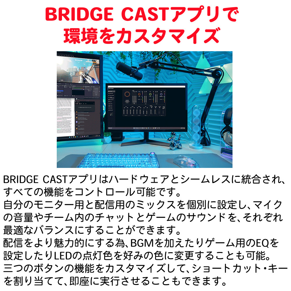 ローランド Roland ゲーミングDAC ミキサー BRIDGE CAST ONE BRC