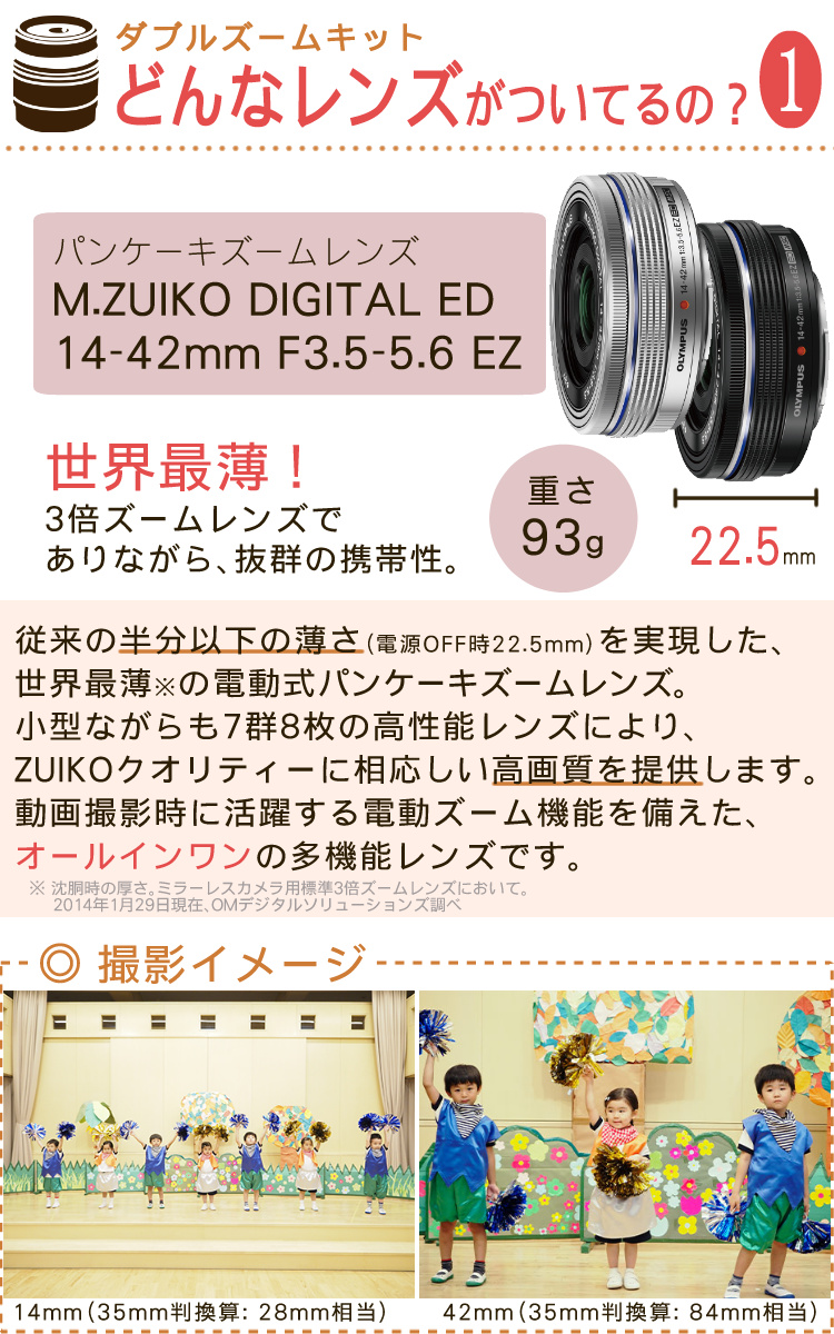 オリンパス (届いてすぐに使える7点セット)(新品)オリンパス E