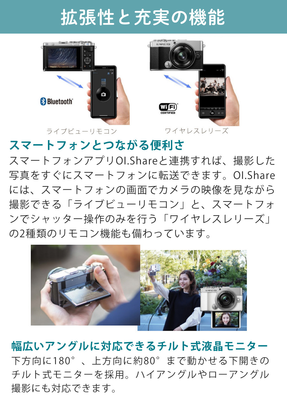 オリンパス（OLYMPUS） ミラーレス一眼 カメラ PEN E-P7 14-42mmEZ