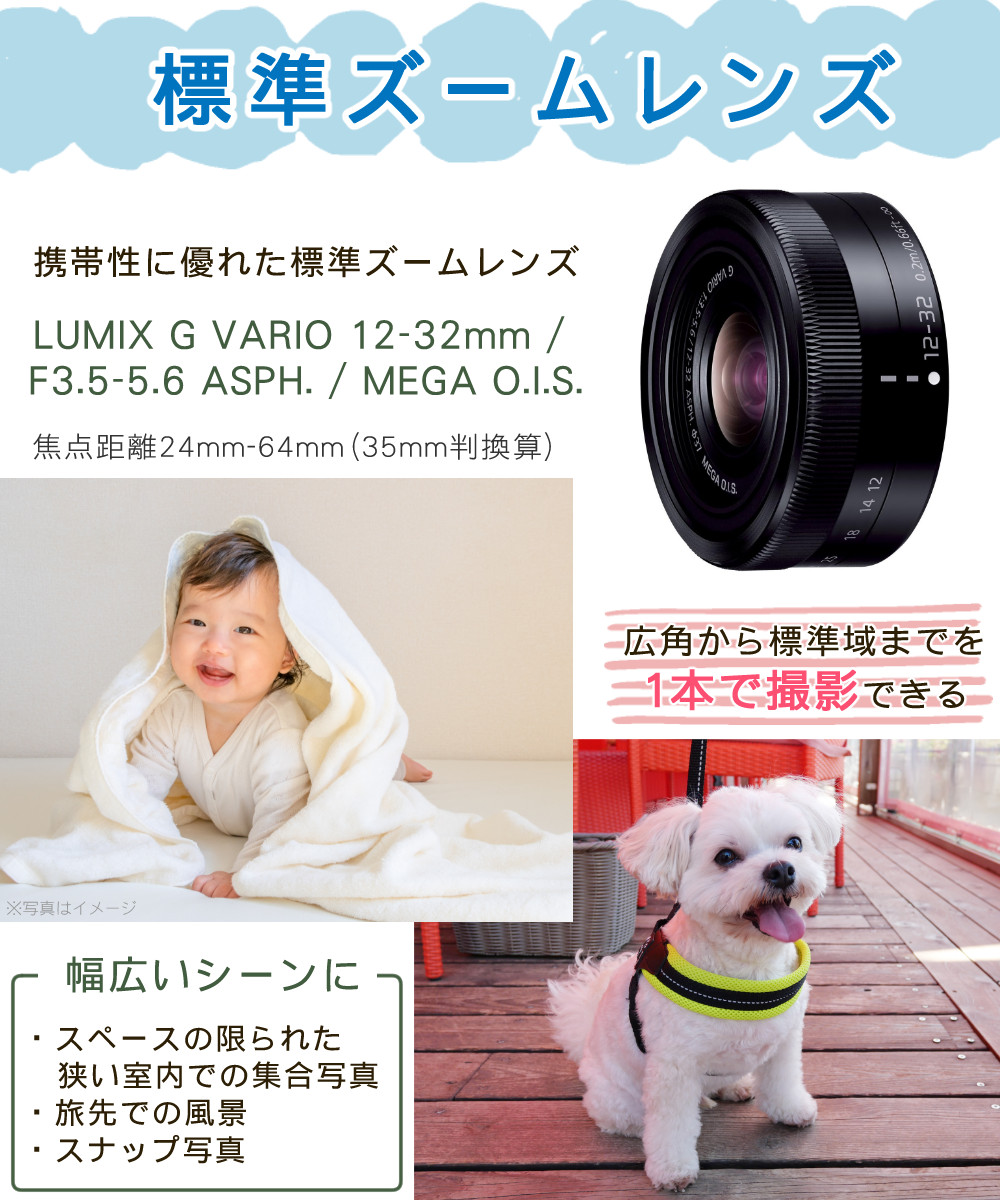 Panasonic (SD等5点セット)パナソニック ミラーレス一眼カメラ Panasonic (SD等5点セット)パナソニック ミラーレス一眼カメラ