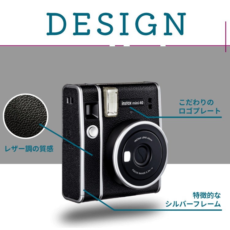 富士フイルム チェキ instax mini 40 カメラ チェキカメラ （ケース