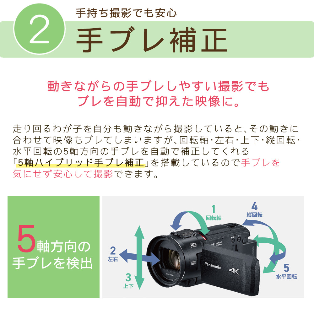 Panasonic（パナソニック） デジタル4Kビデオカメラ HC-VX3 ブラック