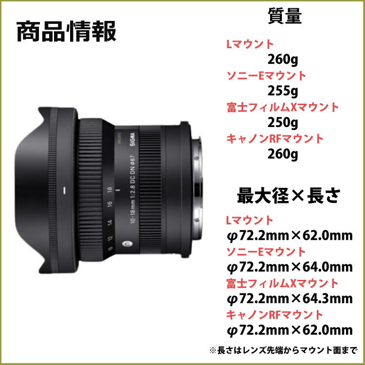シグマ （レビューでプレゼント） レンズ保護フィルター付 10