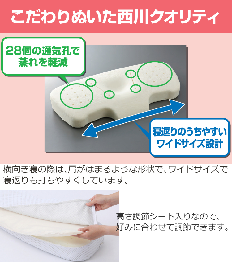 西川（nishikawa） 枕2個セット ナチュラルフィット枕 EH99705519
