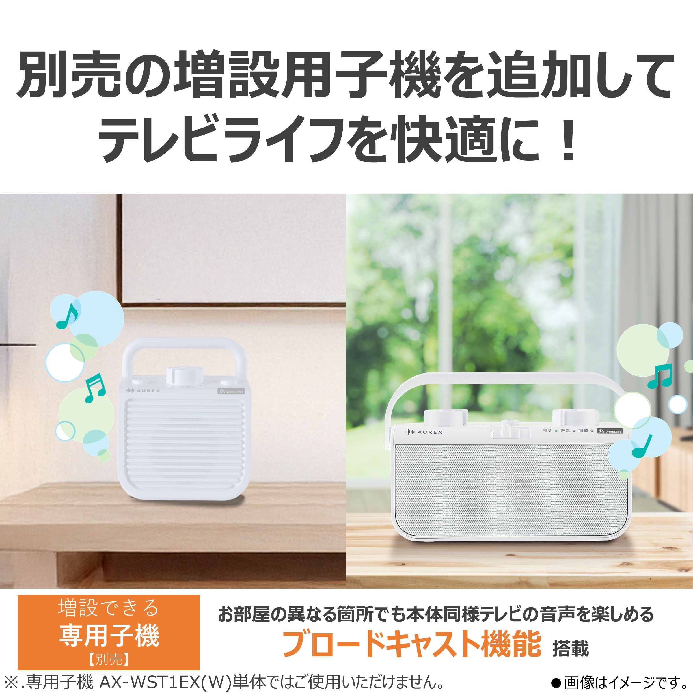 TOSHIBA（東芝） スピーカー ワイヤレステレビ用スピーカー ホワイト