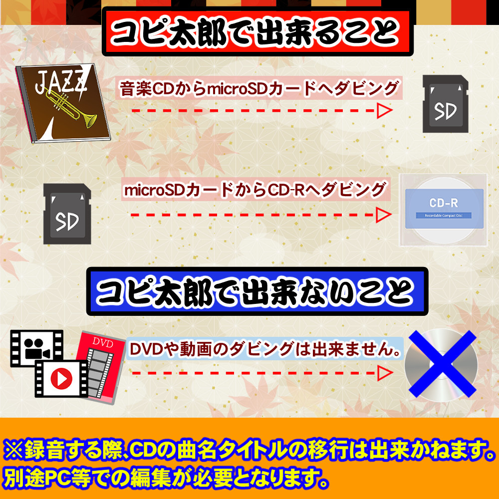 とうしょう （microSDカード付きセット） CDダビング機 コピ太郎