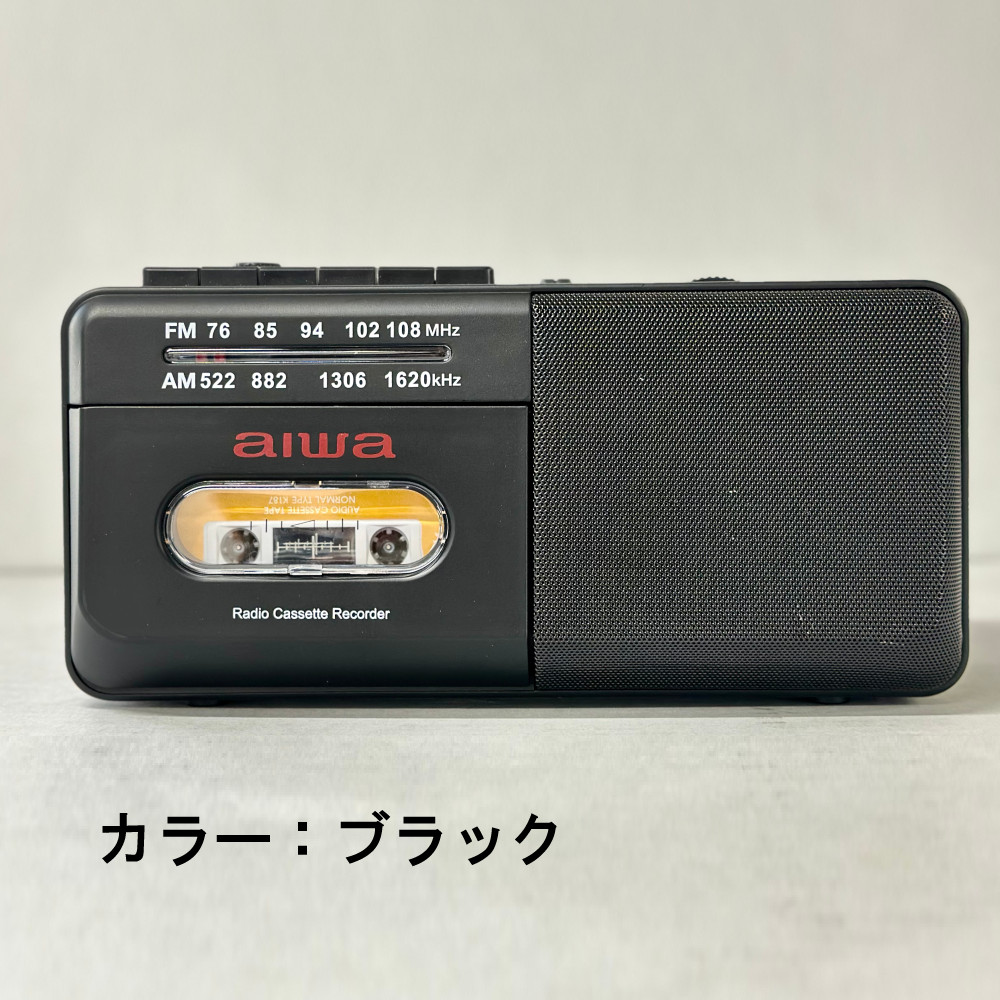 アイワ ラジカセ aiwa audio -G RCP4 GAA4-RCP0004(BK) 単2電池