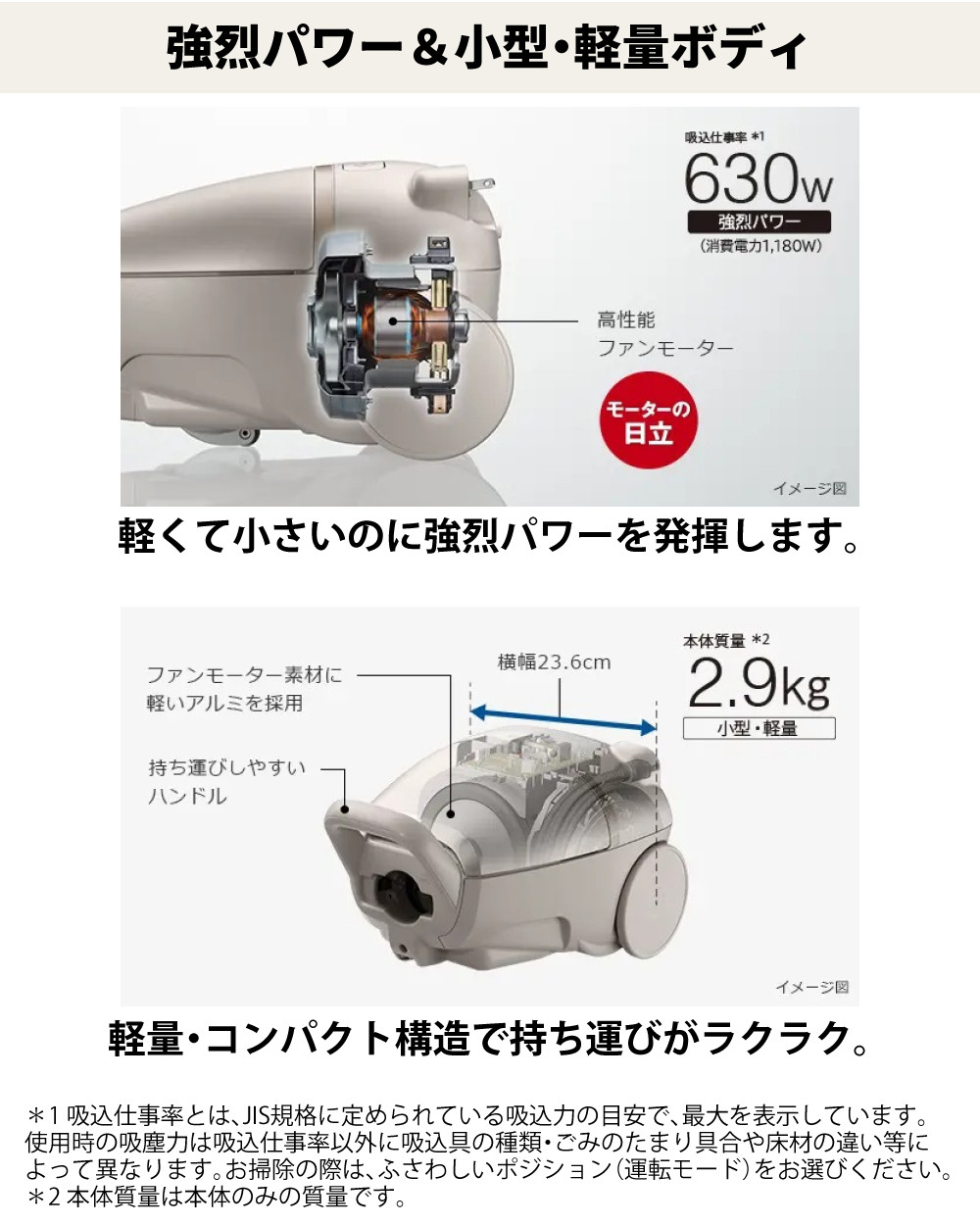 日立（HITACHI） 【紙パック5枚入り 2個付き】日立 掃除機 紙パック式