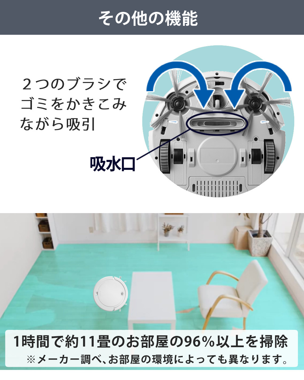 AiMY（エイミー） ロボットクリーナー AIM-RC32 ホワイト AIM-RC32専用