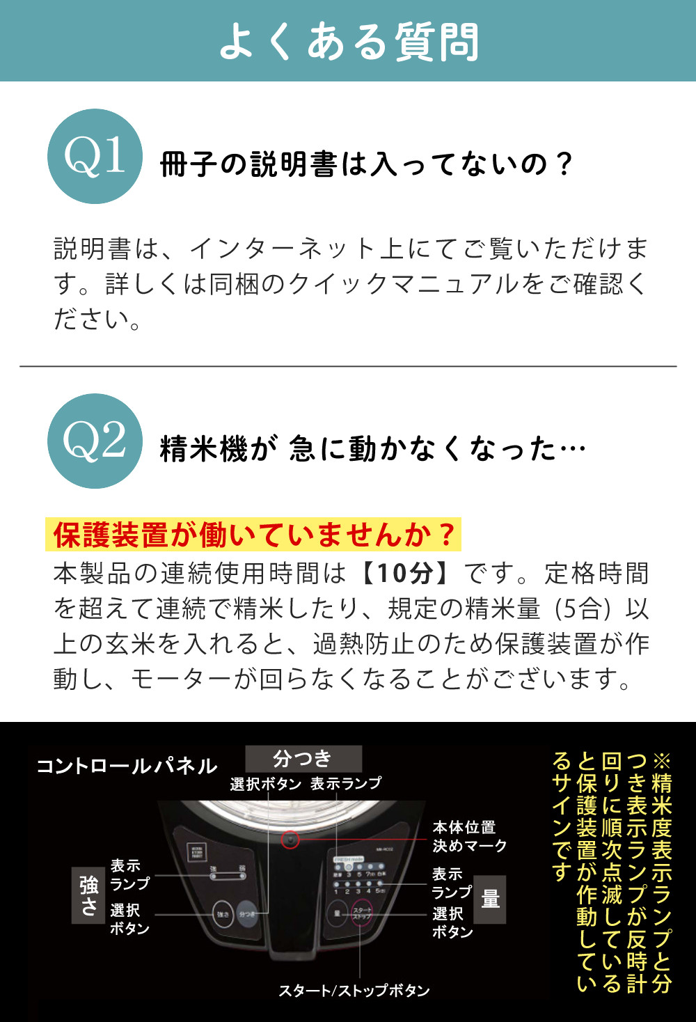 匠味米 山本電気 家庭用 精米機 道場六三郎監修 日本製 MB-RC52W
