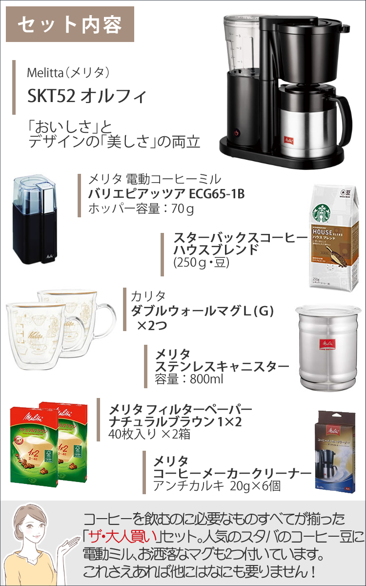 メリタ(Melitta) 電動ミル バリエ シンプル プロペラ式 ECG64-1L pFHwGrgY7i, 家電 - juliettehomes.ca