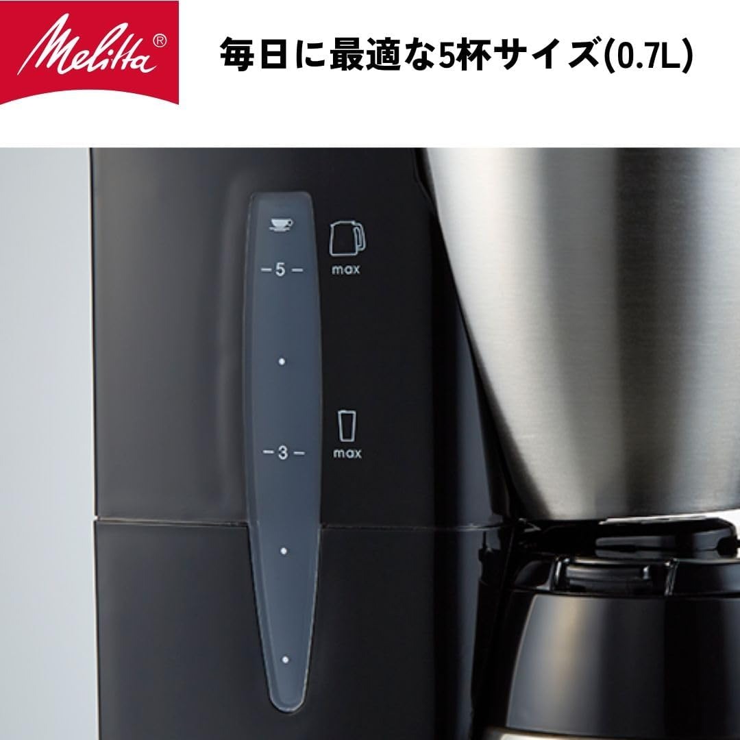 Melitta（メリタ） コーヒーメーカー ノアプラス SKT55-1-B ブラック 3