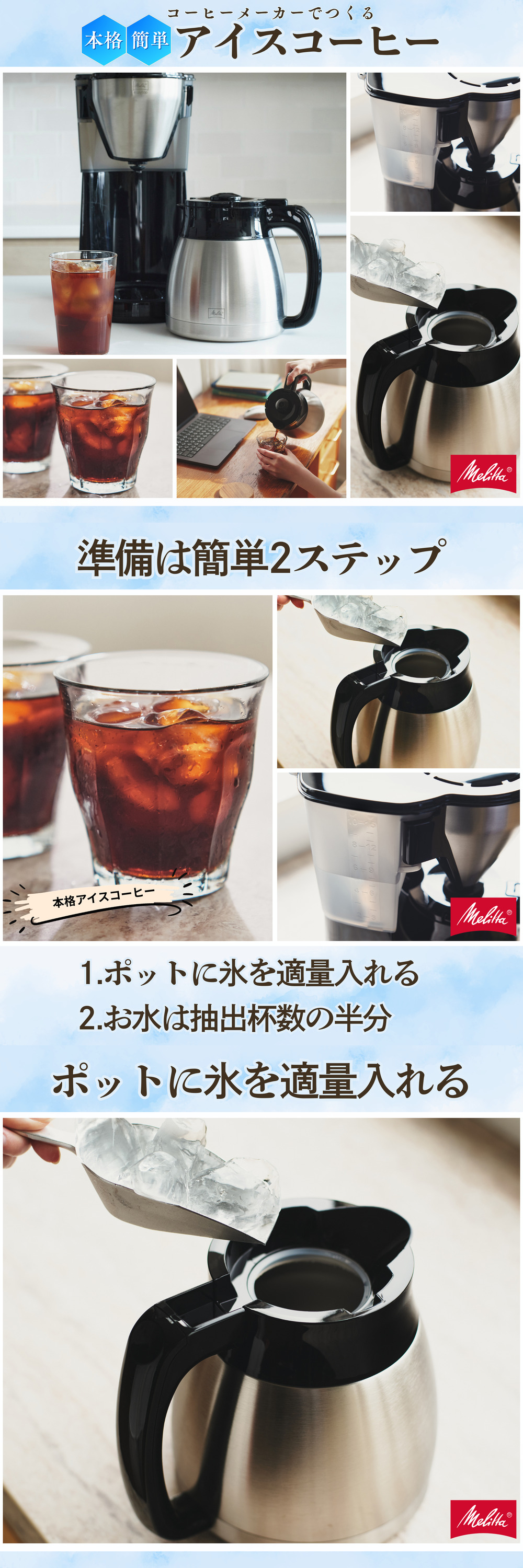 Melitta（メリタ） イージートップサーモ 10杯 コーヒーメーカー LKT