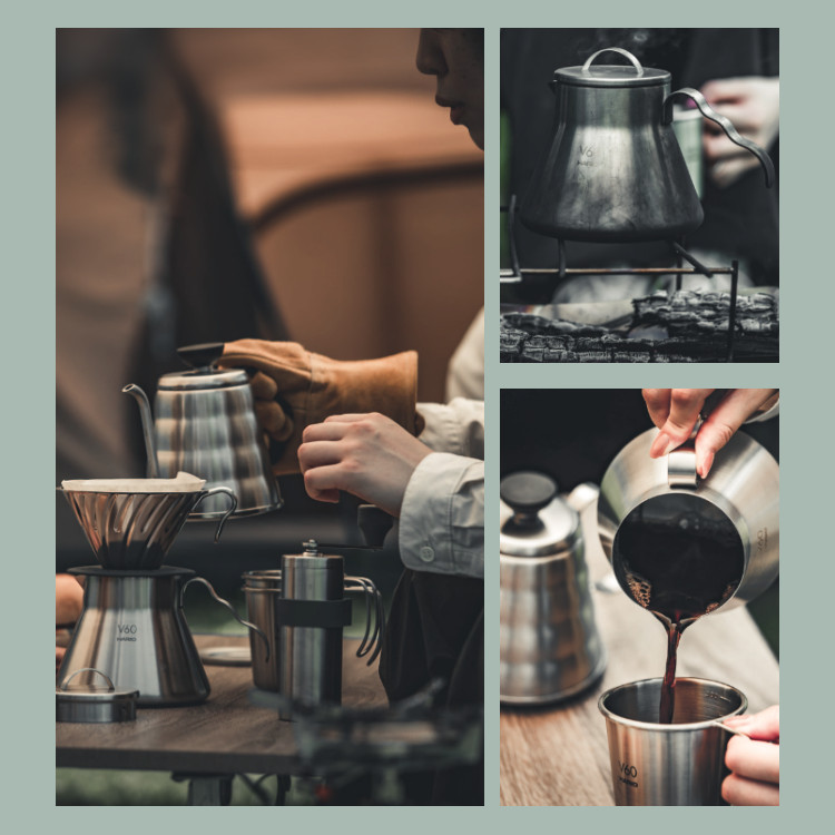 HARIO ハリオ V60 アウトドアコーヒーフルセット コーヒー豆付き