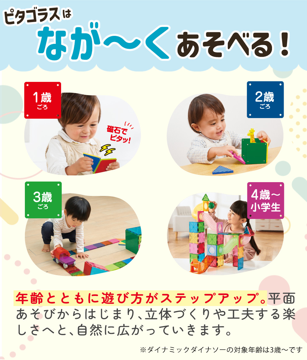 ピープル ピタゴラス ダイナミックダイナソー PGS-140 知育玩具