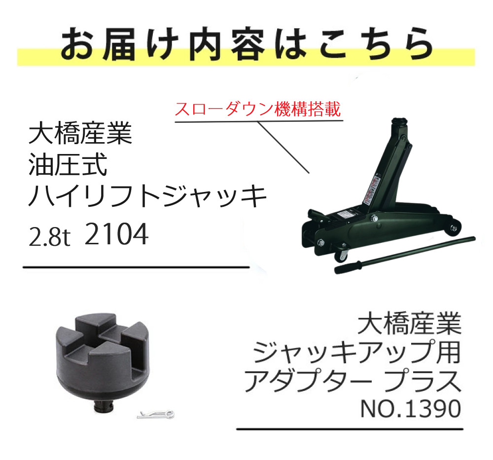 ジャッキアップセット メルテック 大自工業 ジャッキ&レンチセット MK-1 : Arclands Online