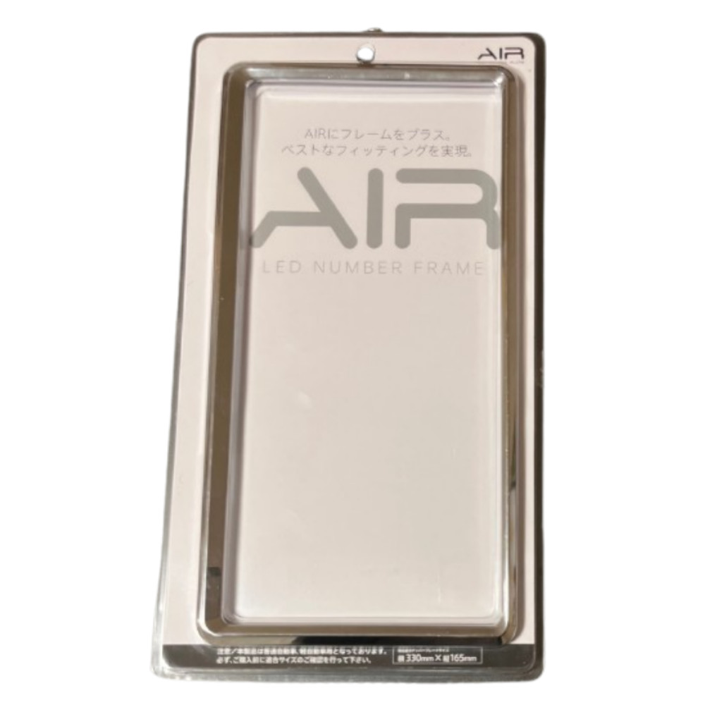 字光式ナンバープレート エアー AIR LED 2枚入り ＆ 純正盗難防止