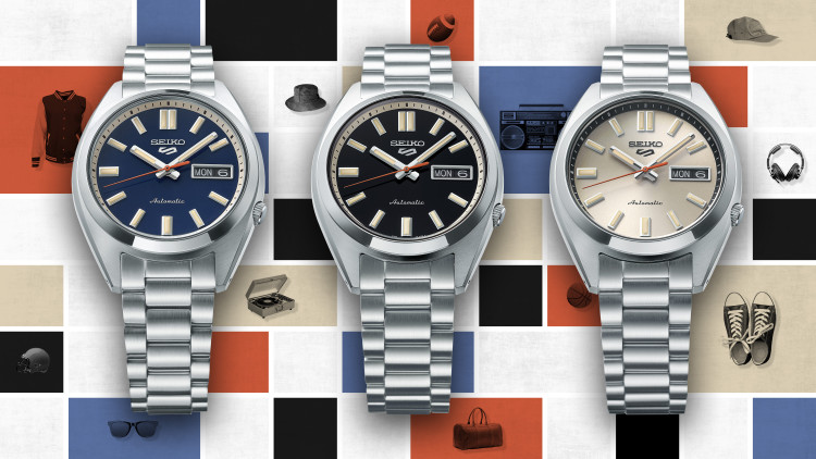 SEIKO 時計　ステンレススチール　ヴィンテージ　メンズ Seiko 5 Sports セイコー 5スポーツ SNXS スポーツ スタイル