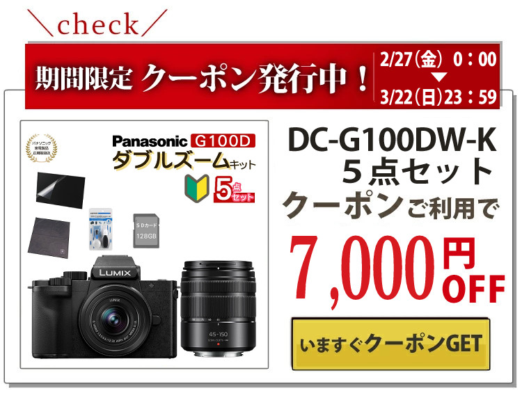 Panasonic（パナソニック） (SD・クロス等5点セット) ミラーレス一眼
