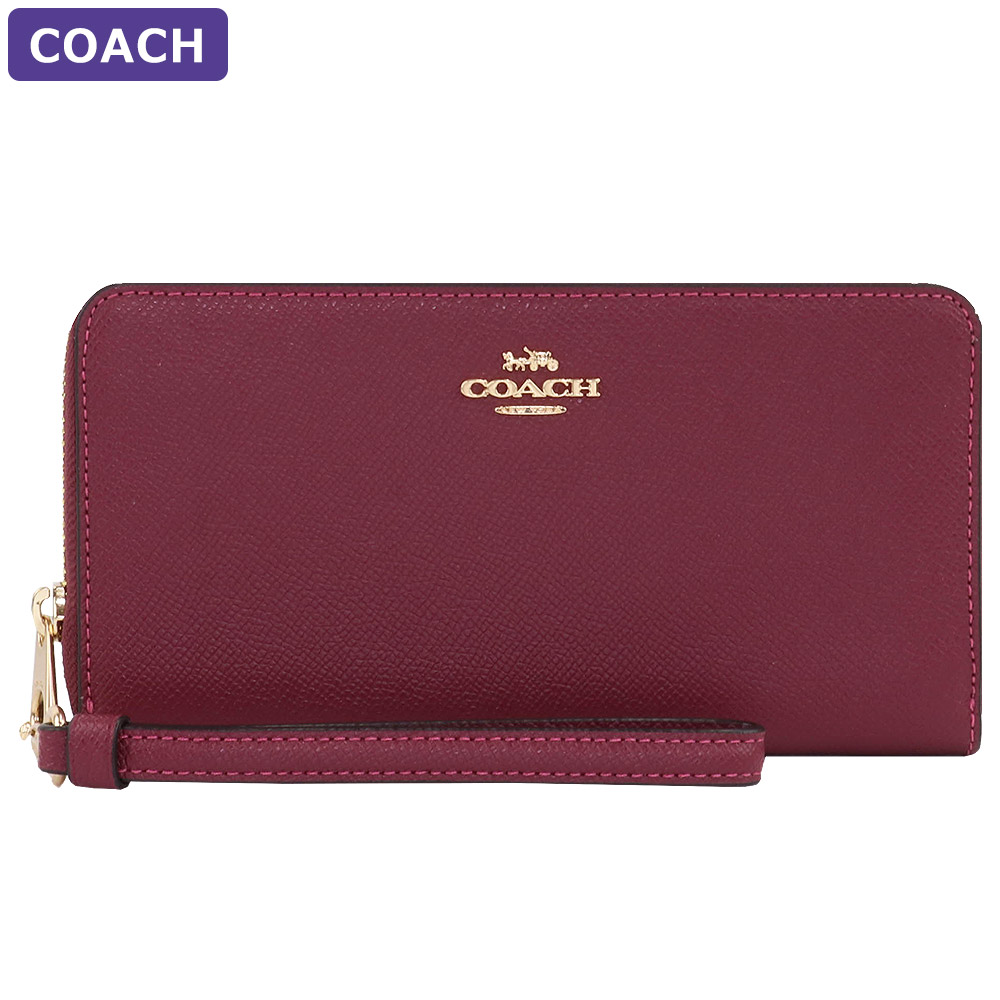 Oxblood wallet coach hot sale