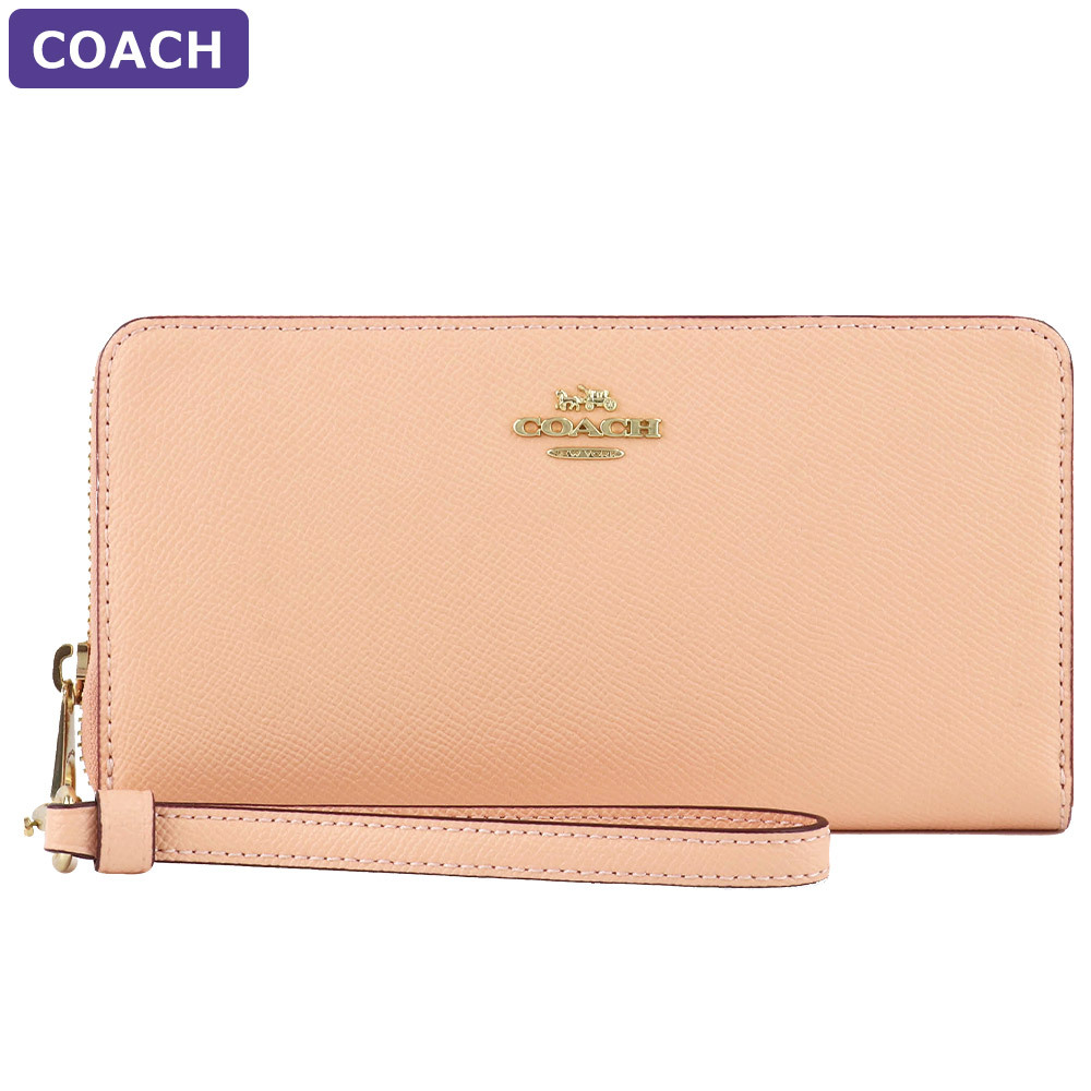 コーチ COACH 財布 長財布 C3441 ストラップ付 ラウンドジップ