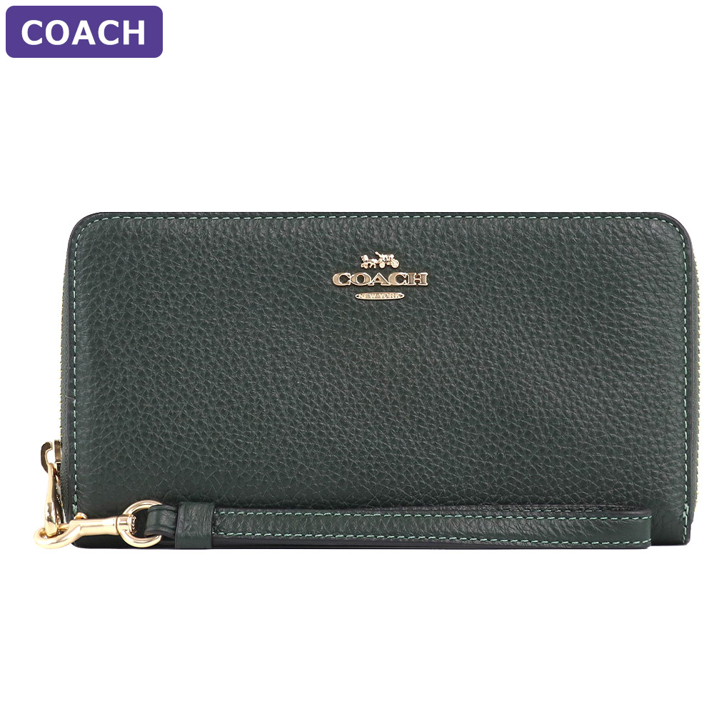 コーチ COACH 財布 長財布 C4451 ストラップ付 ラウンドジップ アウトレット レディース ウォレット 新作