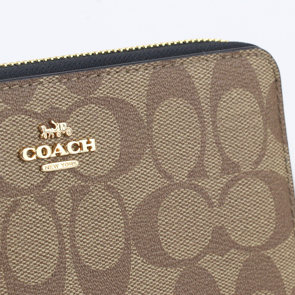 コーチ COACH 財布 長財布 C4452 IMCBI ストラップ付 シグネチャー