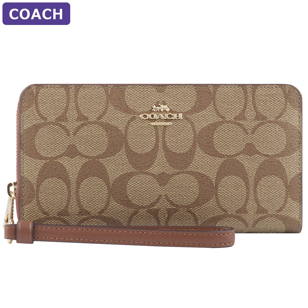 コーチ COACH 財布 長財布 C4452 ストラップ付 シグネチャー アウトレット レディース ウォレット 新作｜hommage-annex｜05