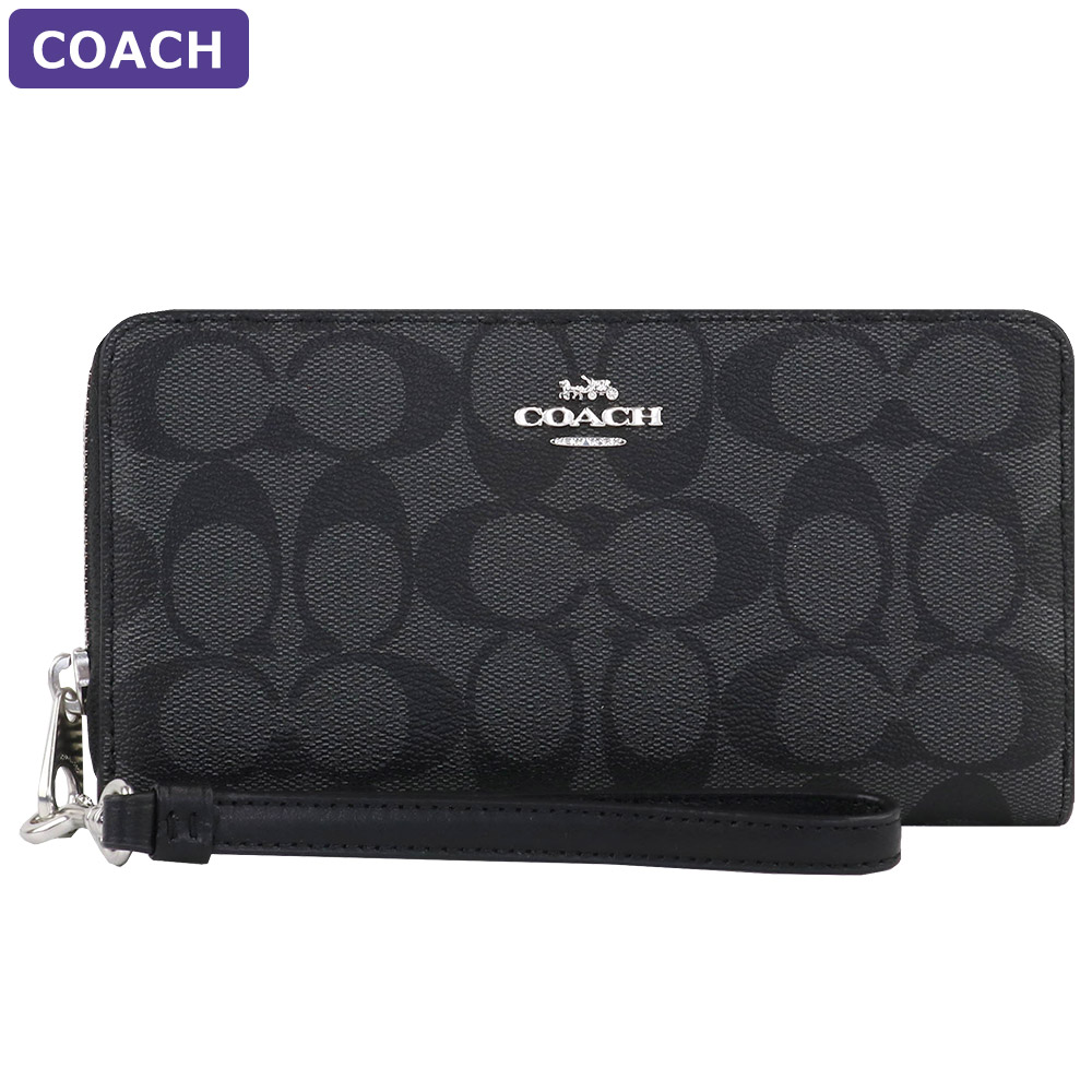 コーチ COACH 財布 長財布 C4452 ストラップ付 シグネチャー