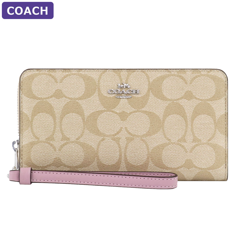 コーチ COACH 財布 長財布 C4452 ストラップ付 シグネチャー 