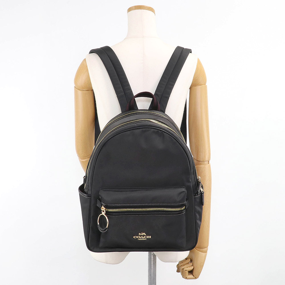 【美品】COACH コーチ リュック ナイロン ブラック CA210 正規品 COACH コーチ バッグ リュックサック CA210 IMA47 ナイロン
