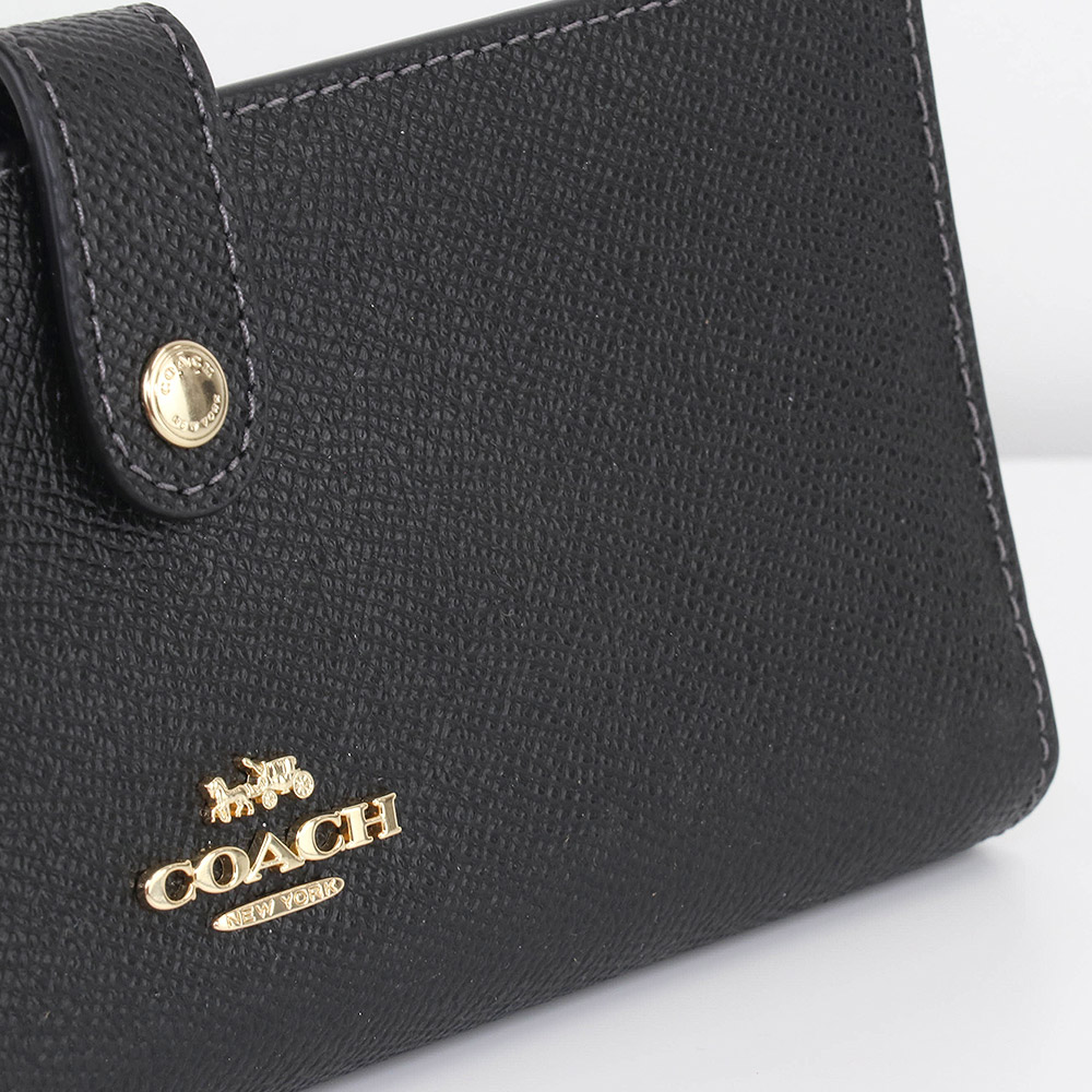 コーチ COACH 財布 長財布 CH410 IMBLK 二つ折り スリム