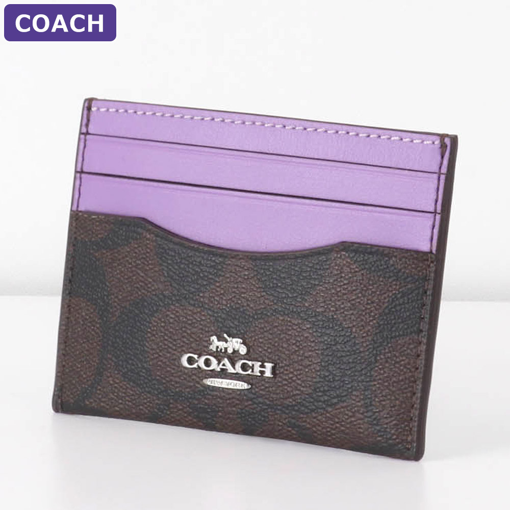 コーチ COACH カードケース CH415 SVW1P シグネチャー アウトレット