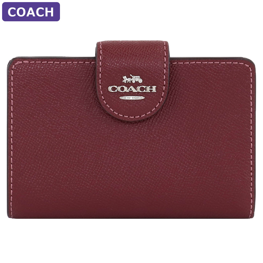 コーチ COACH 財布 二つ折り財布 6390 レザー 革 アウトレット