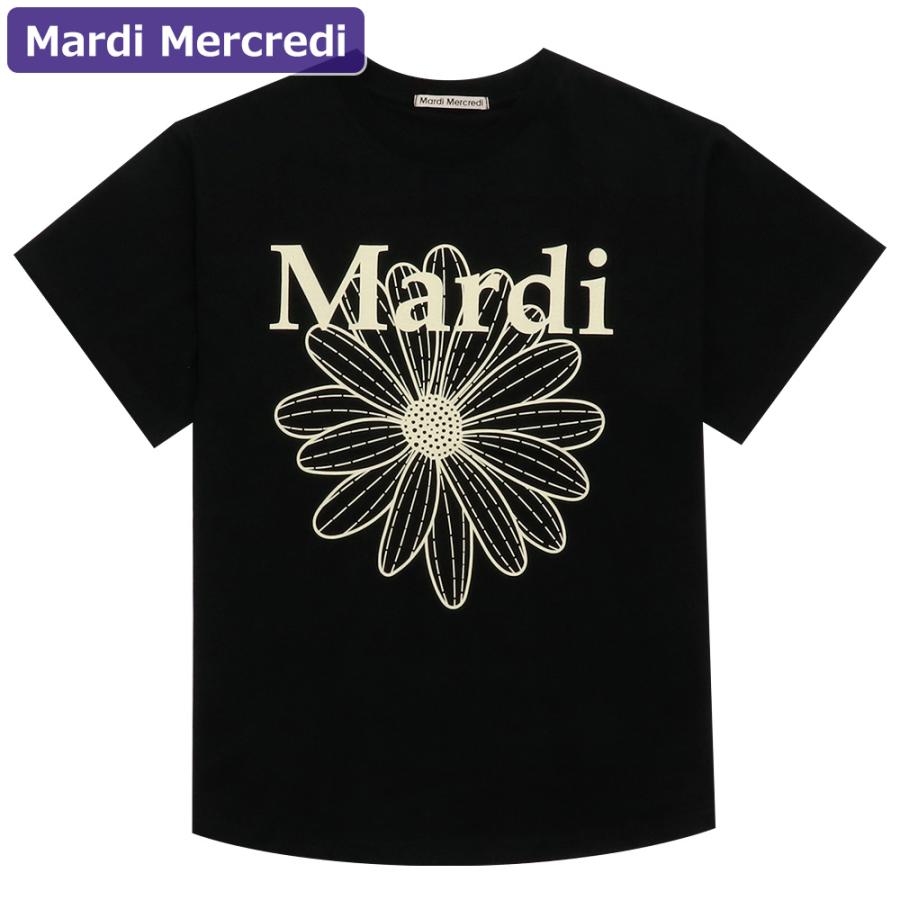 マルディメクルディ MARDI MERCREDI Tシャツ 半袖  TSHIRT FLOWERMARDI 韓国 ファッション