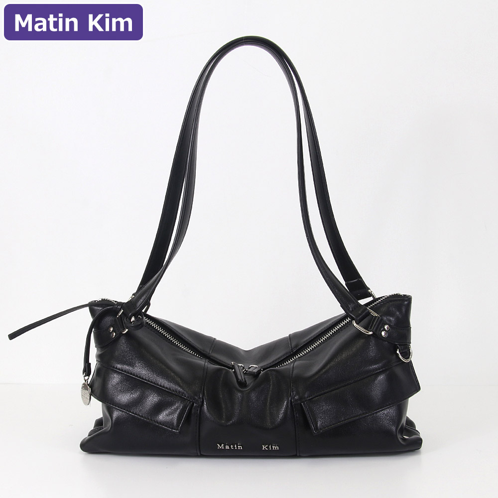 【最終値下げ】【即日発送】Matin Kim ショルダーバッグ ブラック リボン マーティンキム Matin Kim バッグ ショルダーバッグ MK2600BG009M