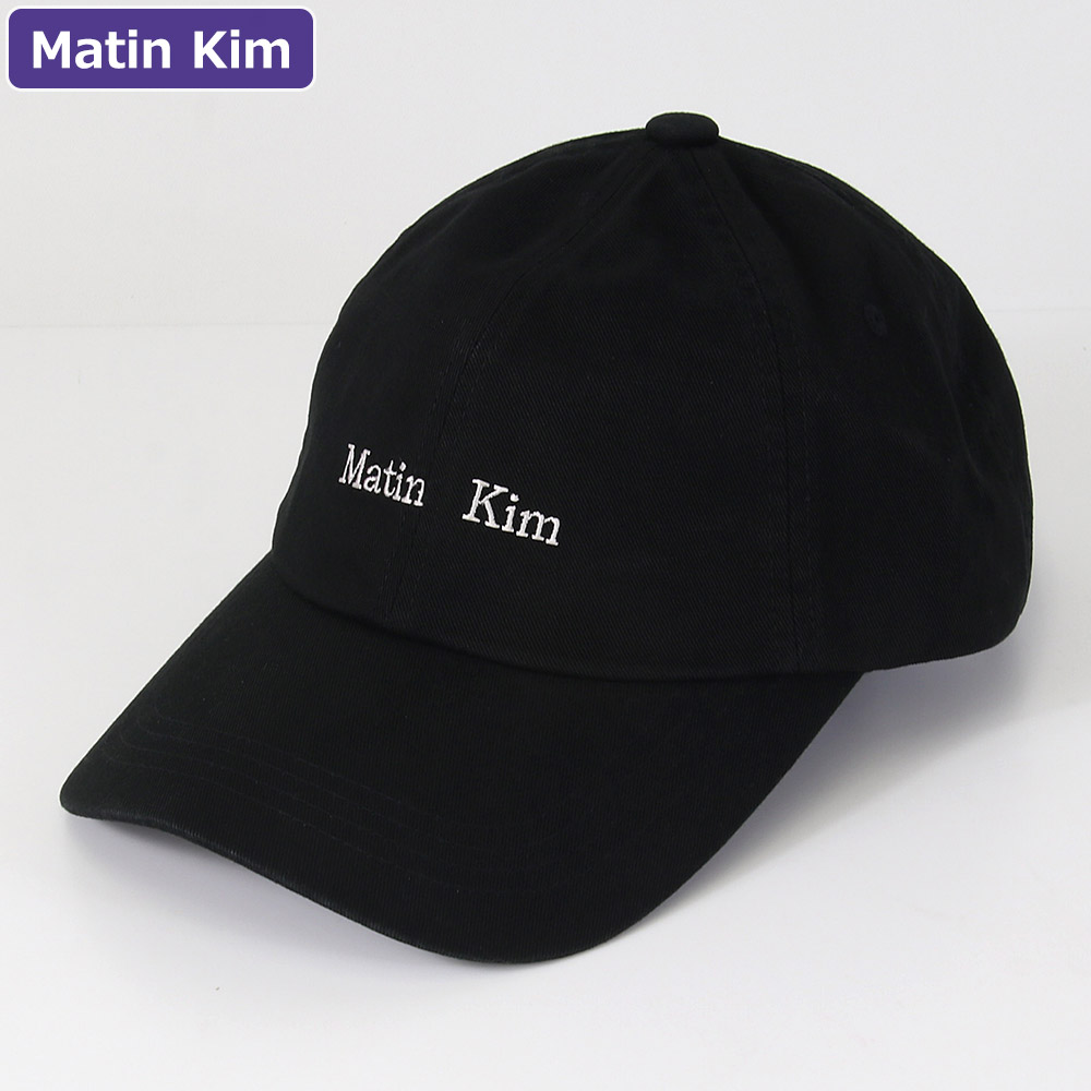 coach マーティンキム　キャップ　黒 マーティンキム Matin Kim 帽子 キャップ MK2600HT043V ボールキャップ