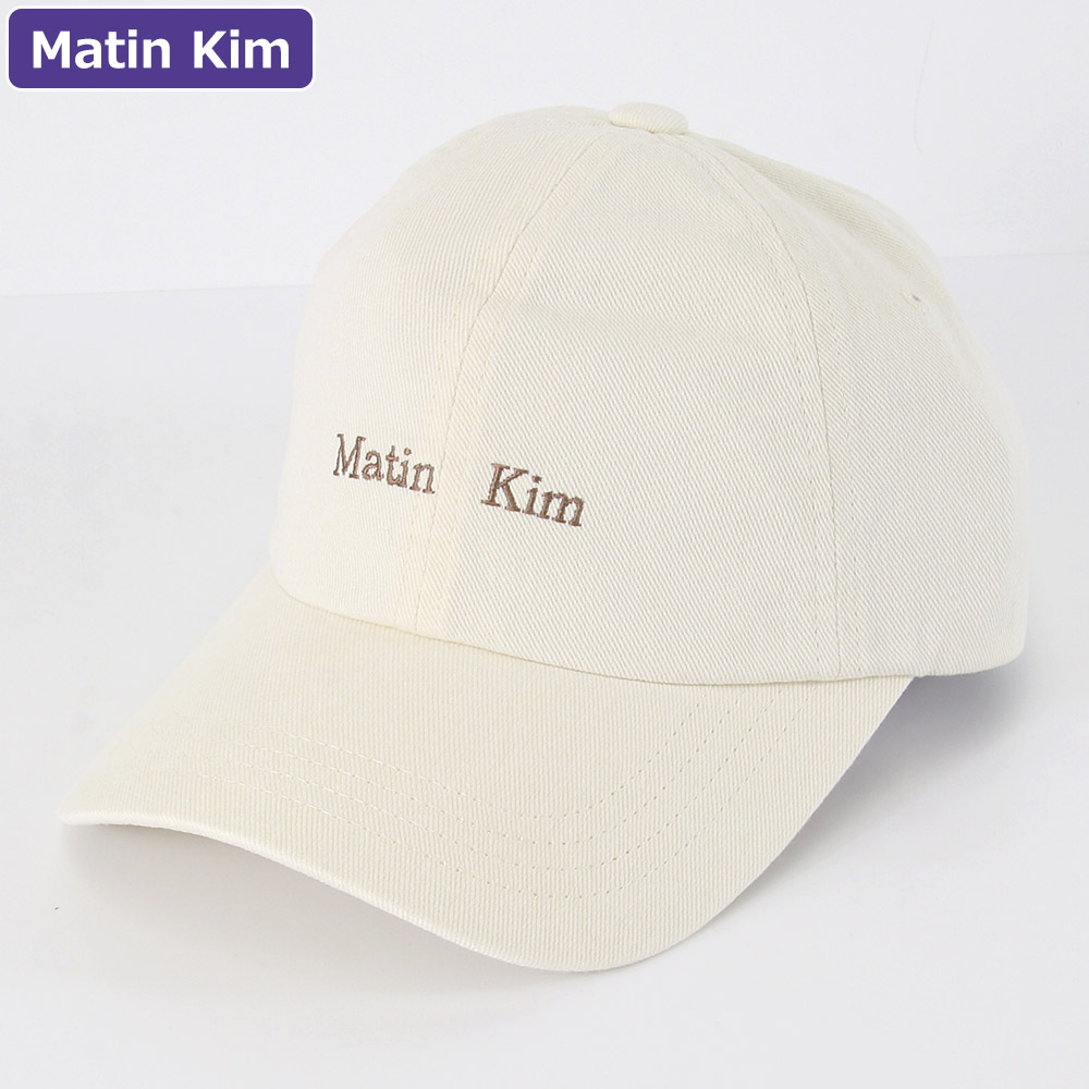 マーティンキム Matin Kim 帽子 キャップ MK2600HT043V ボールキャップ