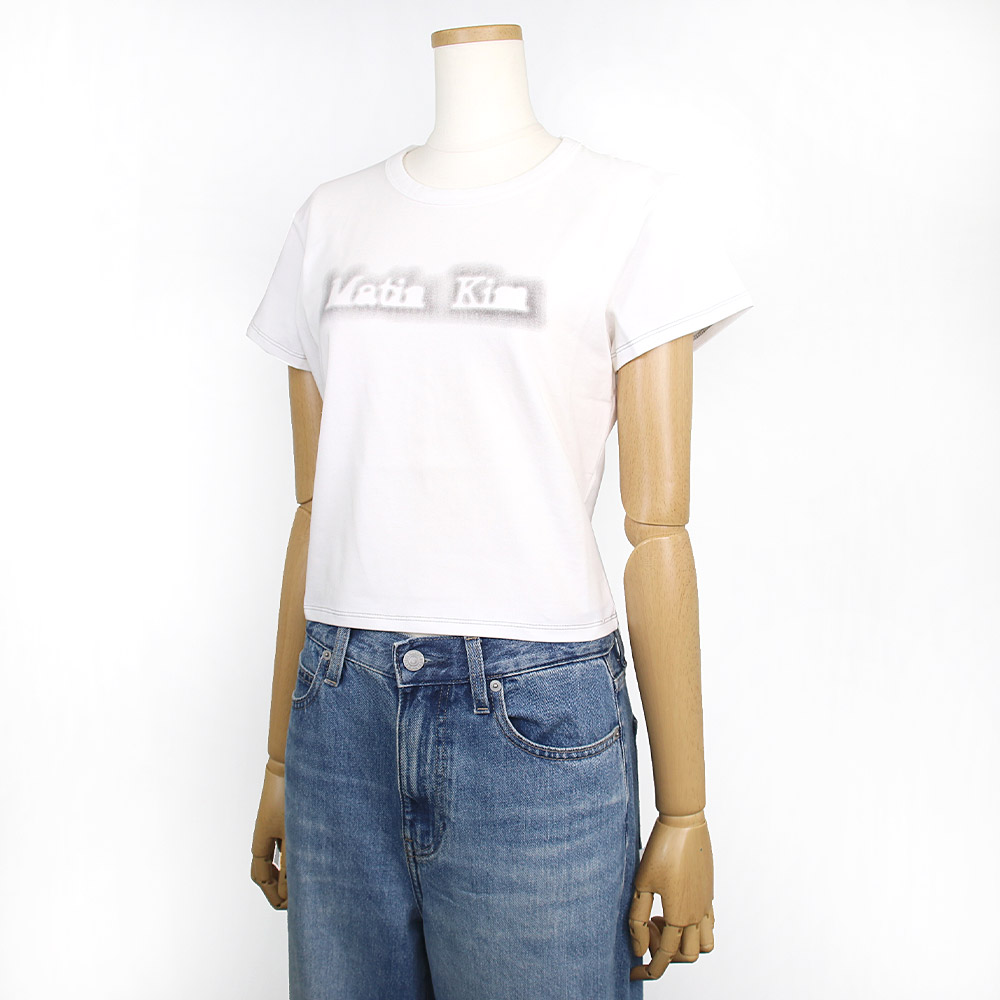 マーティンキム Matin Kim Tシャツ MATIN SHADE LOGO CROP TOP