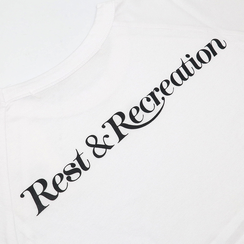 レストアンドレクリエーション Rest&Recreation Tシャツ RR LOGO CROP 