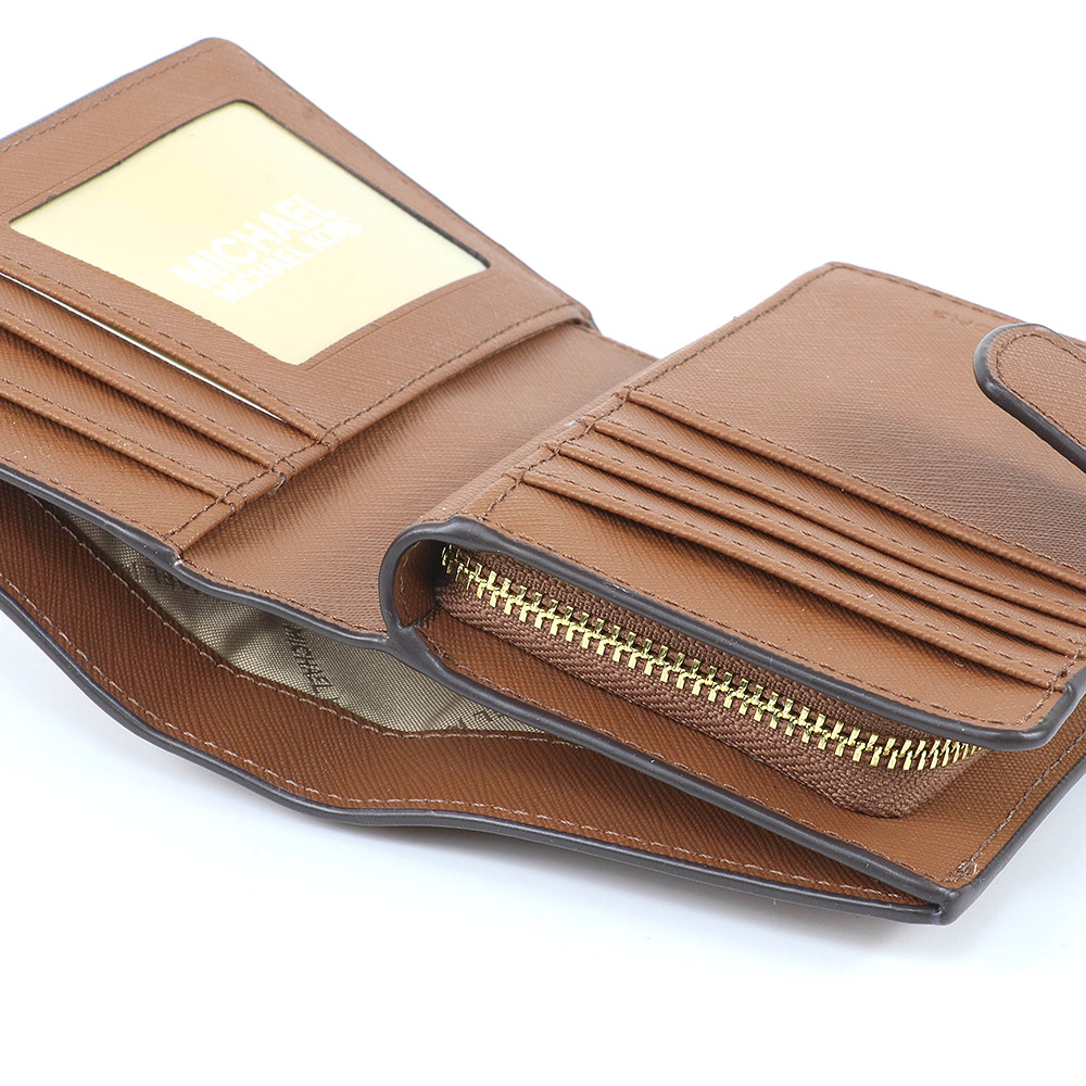 MICHAEL KORS　財布　未使用 マイケルコース 二つ折り財布 レディース MICHAEL KORS Wallet バニラ