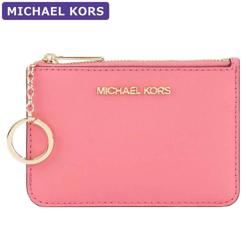 【P5倍】マイケルコース MICHAEL KORS フラグメントケース パスケース 35F7GTVU1L/35F7STVU1L キーリング  アウトレット レディース