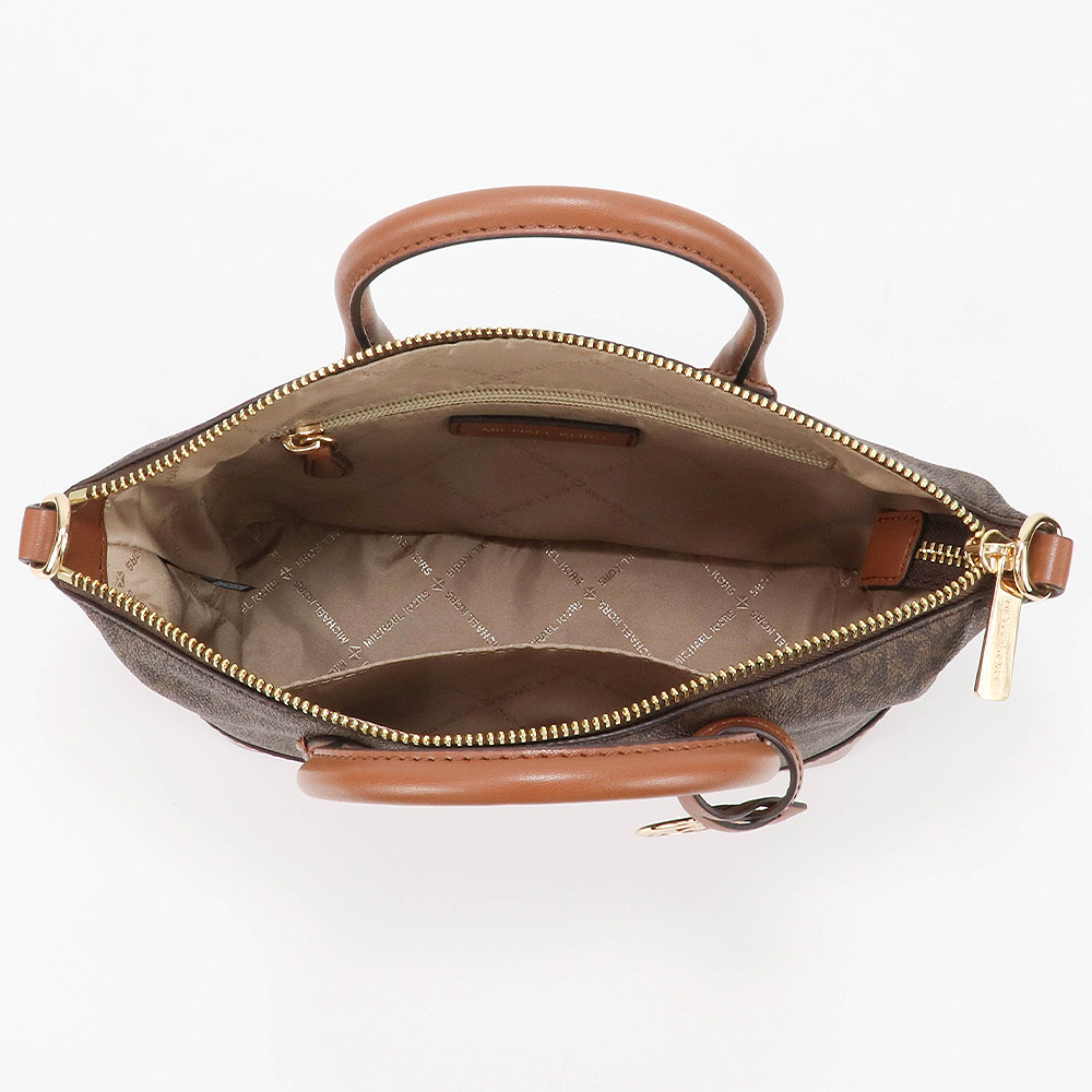 MICHAEL KORS 2way ショルダーバッグ ブラウン シグネチャー マイケル・コース(MICHAEL KORS) 2way ショルダーバッグ | 通販・人気