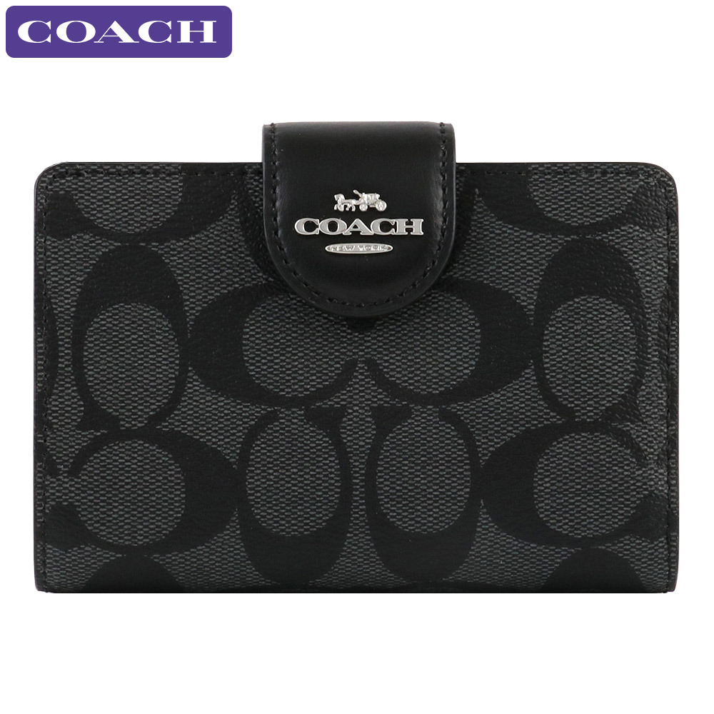 コーチ COACH 財布 二つ折り財布 C0082 シグネチャー アウトレット