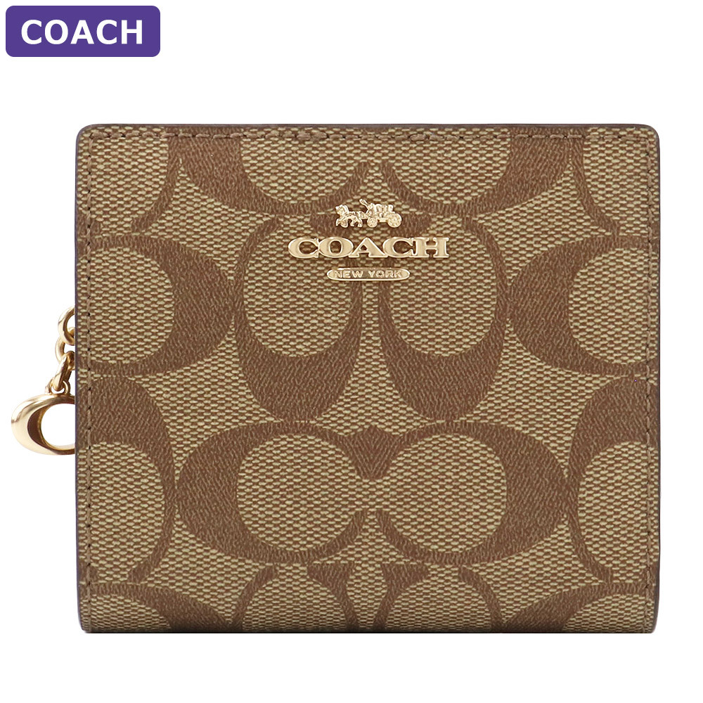 コーチ COACH 財布 二つ折り財布 C3309 シグネチャー ミニ財布 ミニ