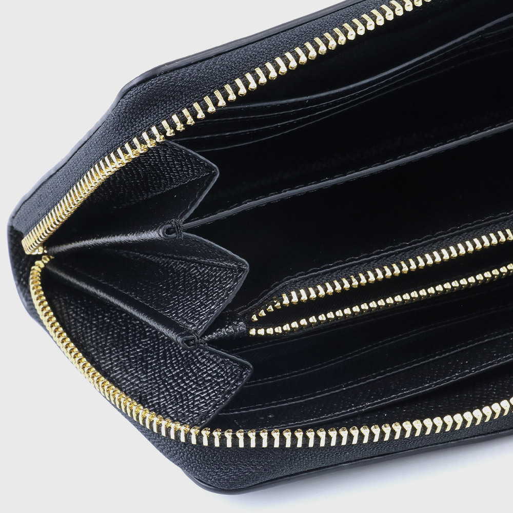 COACH（コーチ） 財布 長財布 C3441 IMBLK ストラップ付 ラウンド