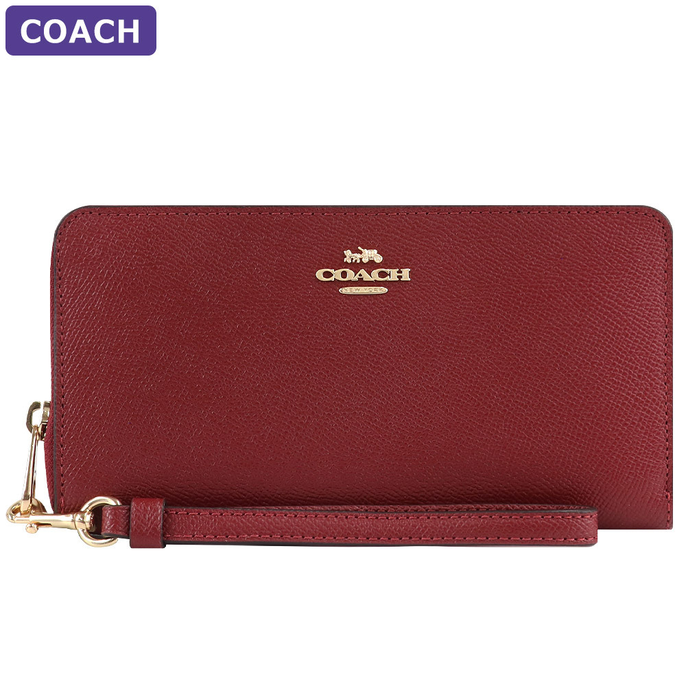 おすすめ コーチ COACH 財布 長財布 C3441 ストラップ付 ラウンド