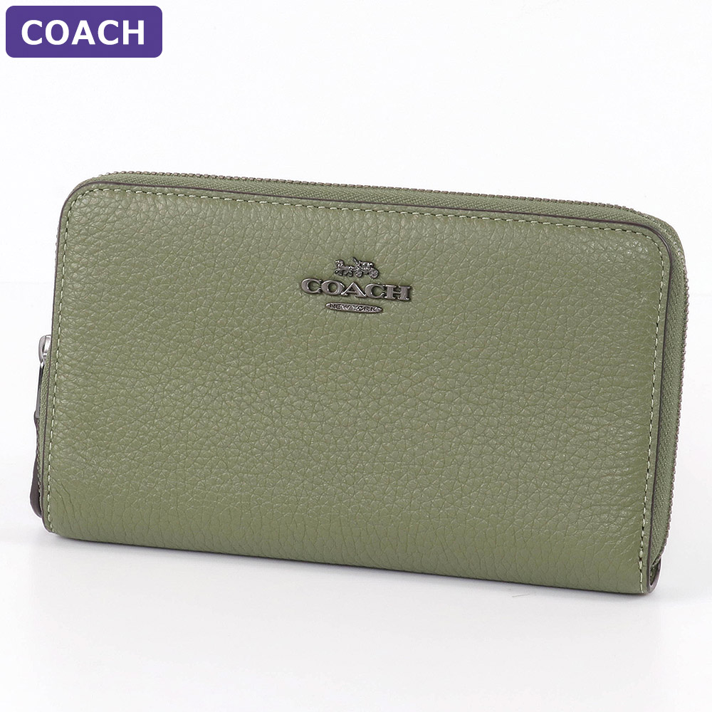 COACH コーチ 財布 二つ折り財布 C4124 ラウンドジップ
