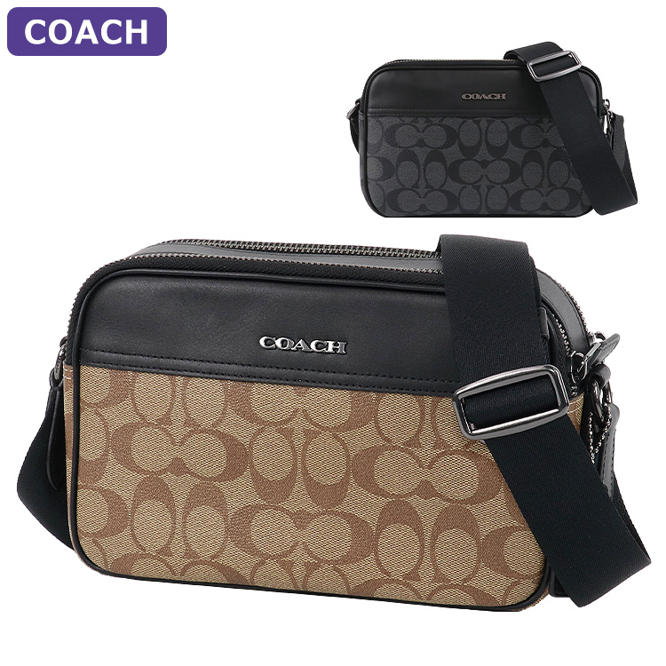 COACH コーチ C4149 シグネチャー ショルダーバッグ PVC/レザー